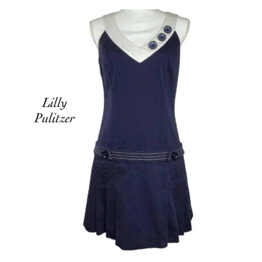 HTF Vintage Lilly Pulitzer Connolly Sailor Dress